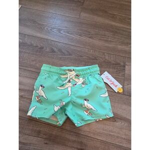 Cat and jack baby boy swim trunks size 18 mos